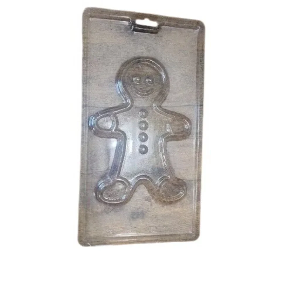 Wilton Christmas 3-Piece Candy Mold Set Snowflakes Gingerbread Men Santa Shapes